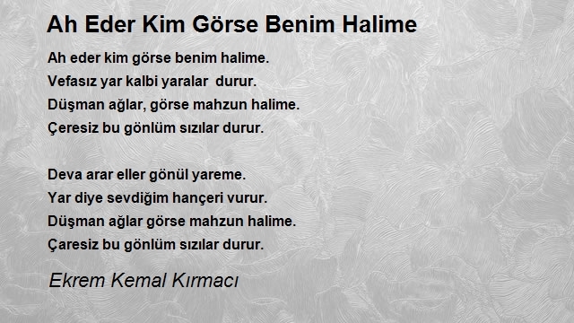 Ekrem Kemal Kırmacı