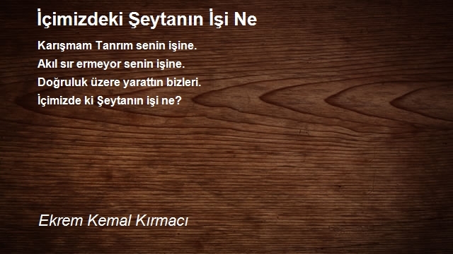 Ekrem Kemal Kırmacı