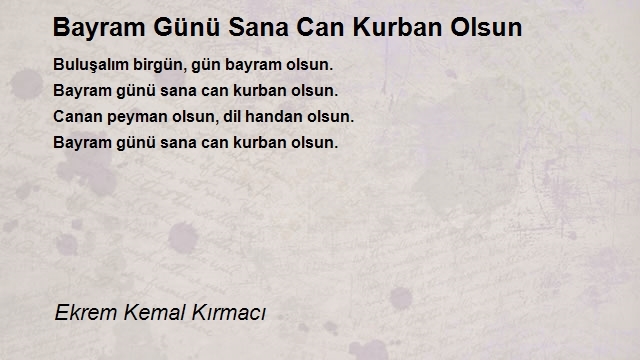 Ekrem Kemal Kırmacı