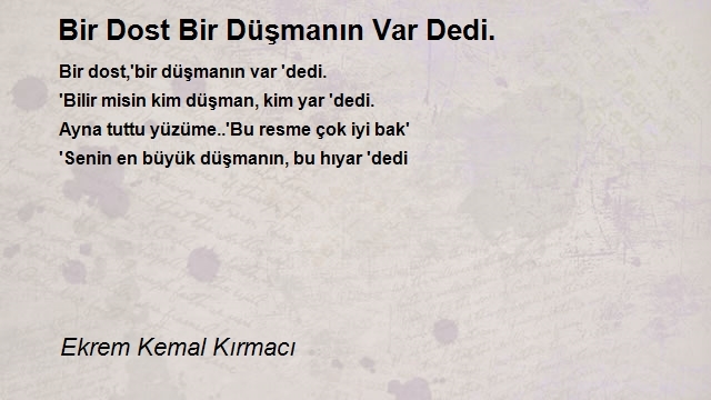 Ekrem Kemal Kırmacı