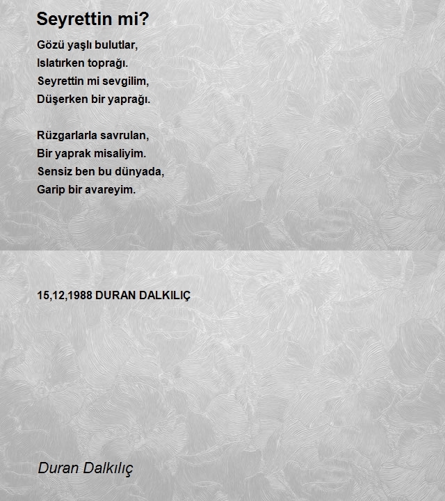 Duran Dalkılıç