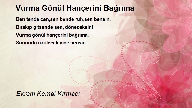 Ekrem Kemal Kırmacı