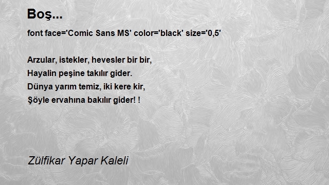 Zülfikar Yapar Kaleli