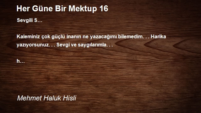 Mehmet Haluk Hisli