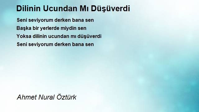 Ahmet Nural Öztürk