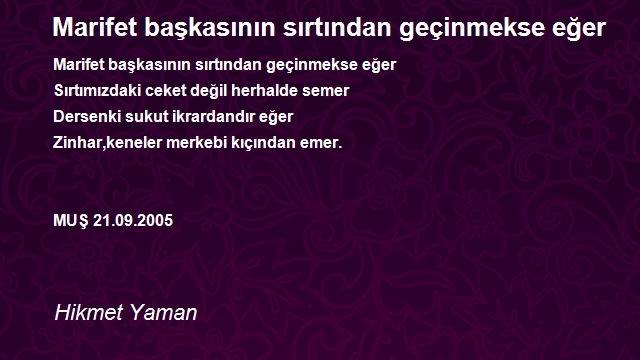 Hikmet Yaman