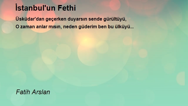 Fatih Arslan