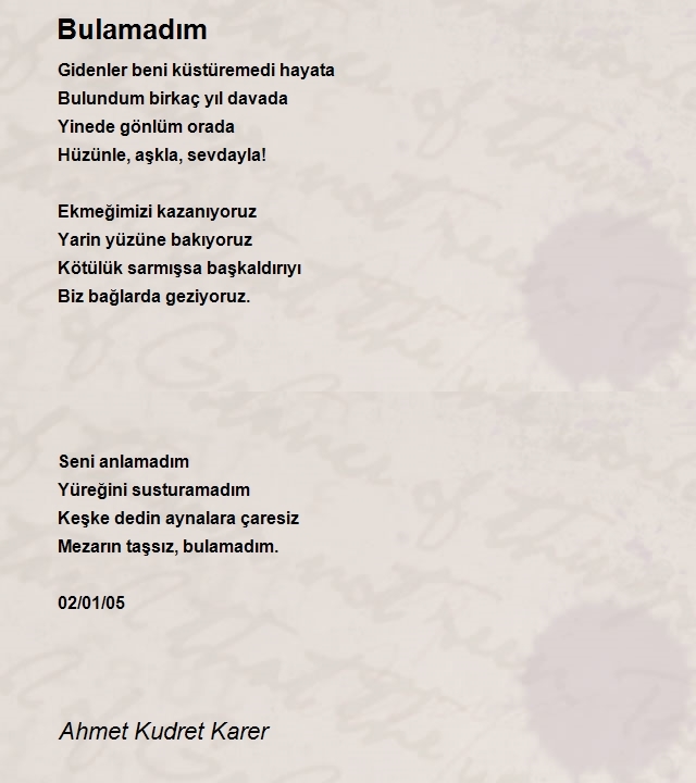 Ahmet Kudret Karer