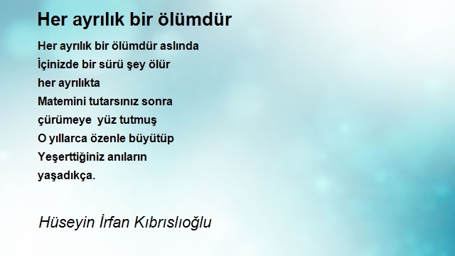 Hüseyin İrfan Kıbrıslıoğlu