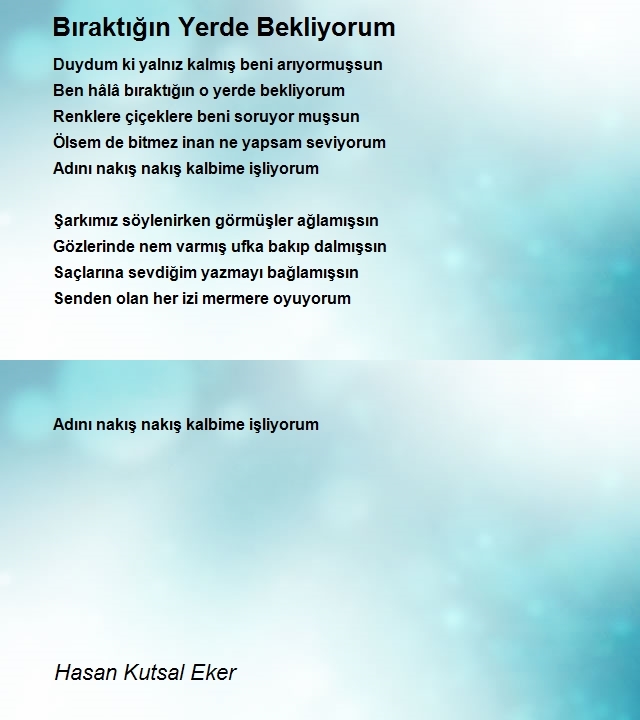 Hasan Kutsal Eker