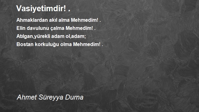 Ahmet Süreyya Durna