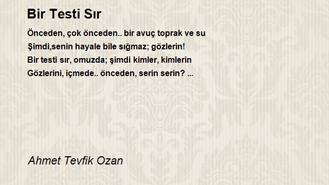 Ahmet Tevfik Ozan