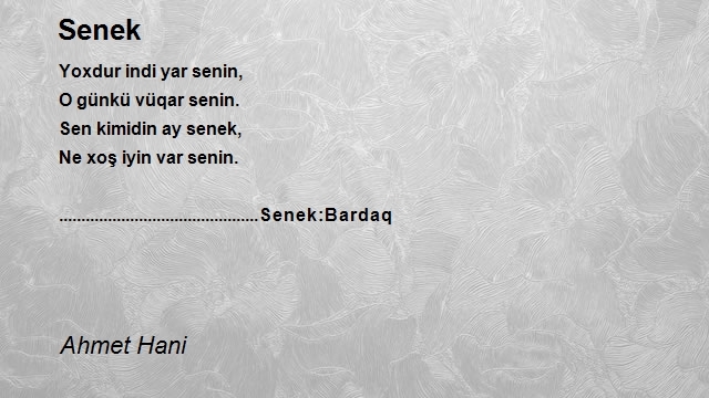 Ahmet Hani