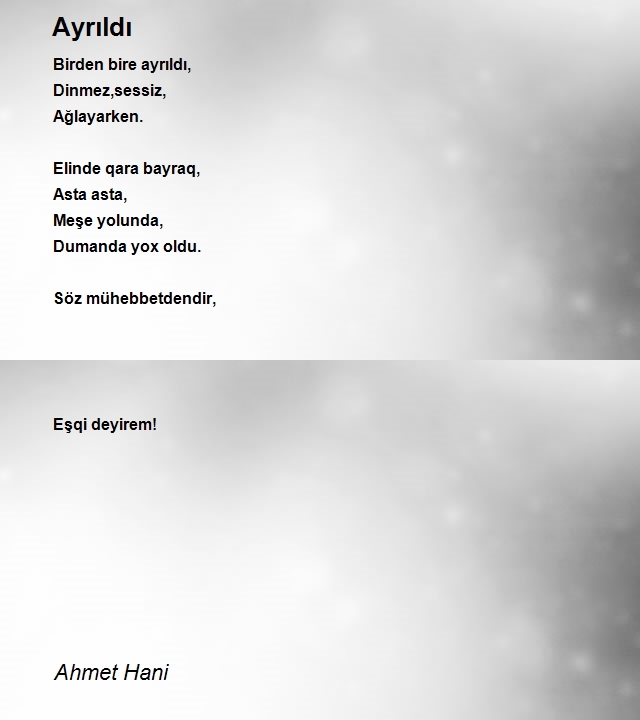 Ahmet Hani