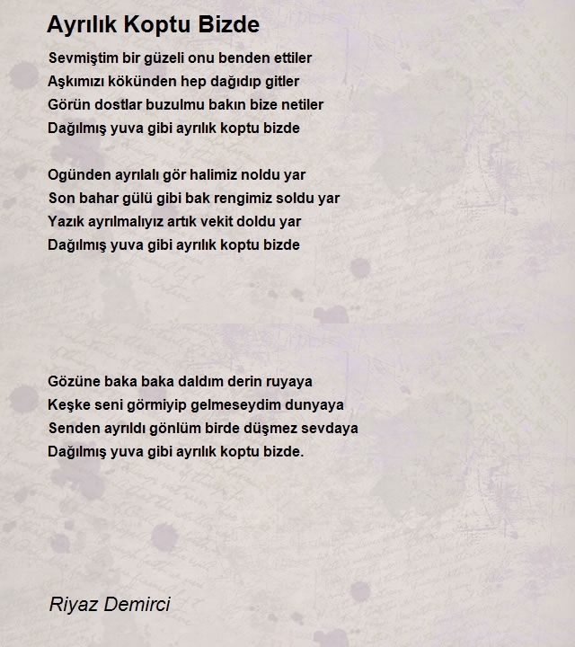 Riyaz Demirci