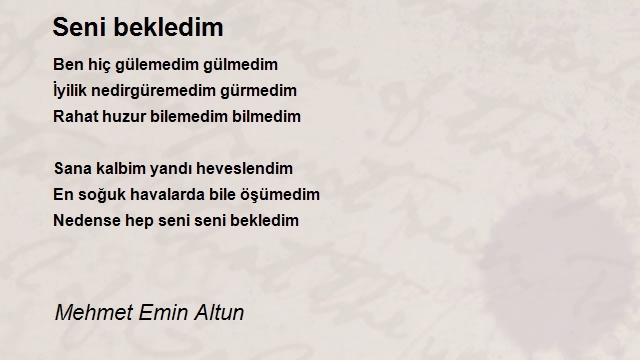 Mehmet Emin Altun