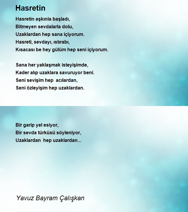 Yavuz Bayram Çalışkan