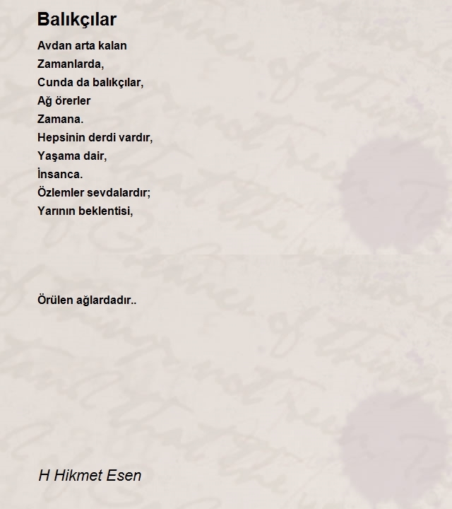 H Hikmet Esen