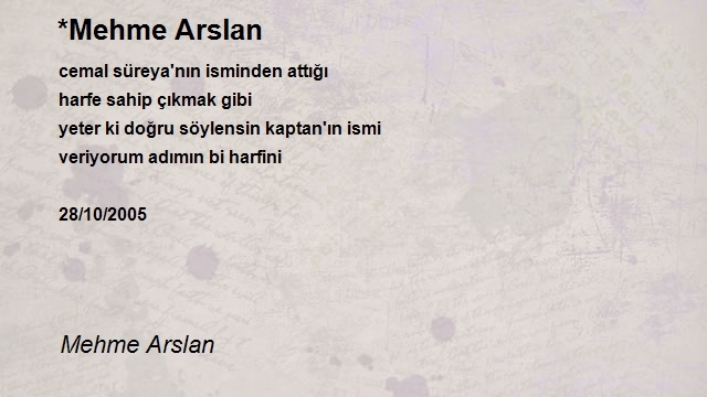 Mehme Arslan