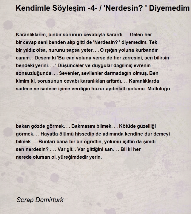 Serap Demirtürk