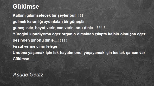 Asude Gediz