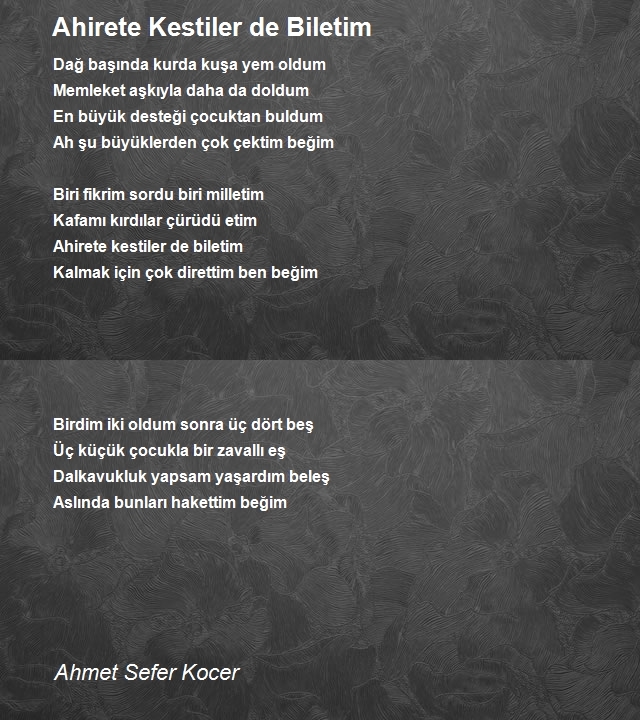 Ahmet Sefer Kocer