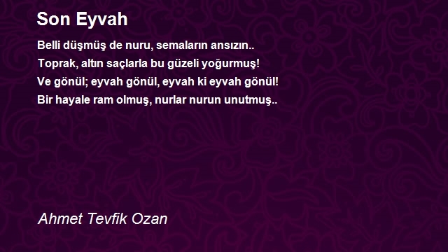 Ahmet Tevfik Ozan