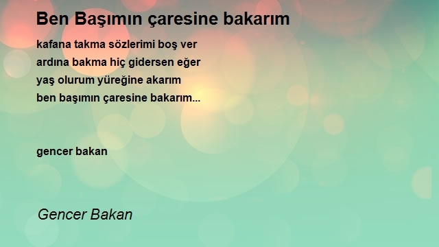 Gencer Bakan