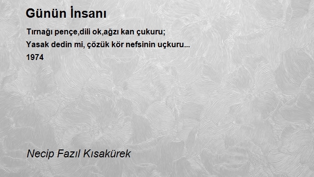 Necip Fazıl Kısakürek