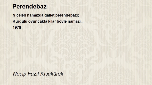 Necip Fazıl Kısakürek