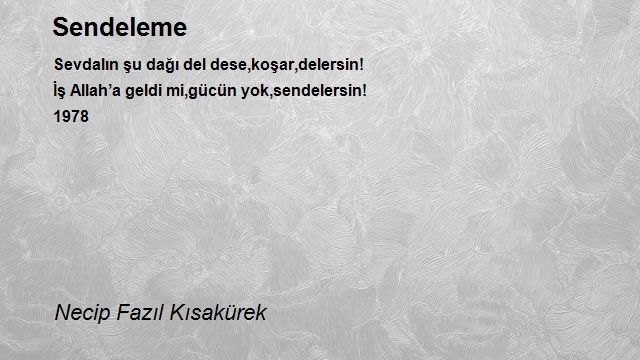 Necip Fazıl Kısakürek