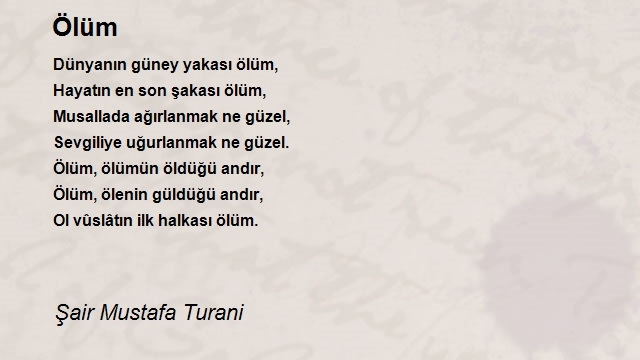 Şair Mustafa Turani