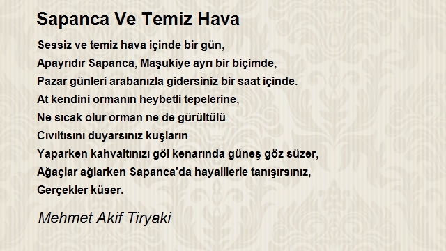 Mehmet Akif Tiryaki