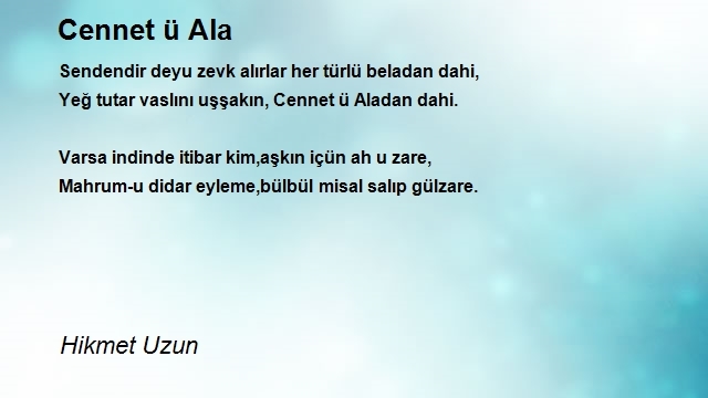 Hikmet Uzun