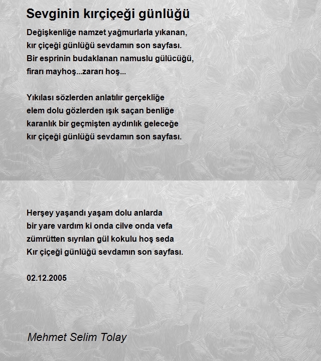 Mehmet Selim Tolay