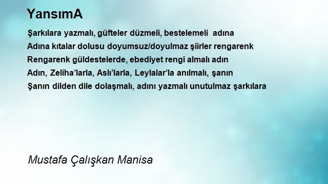 Mustafa Çalışkan Manisa