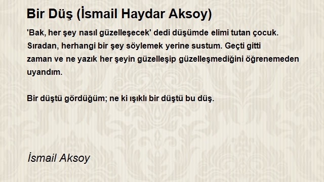 İsmail Aksoy