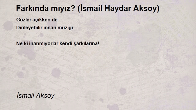 İsmail Aksoy