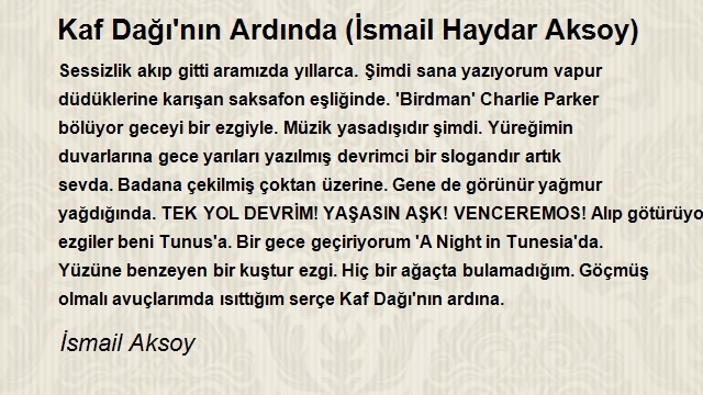 İsmail Aksoy