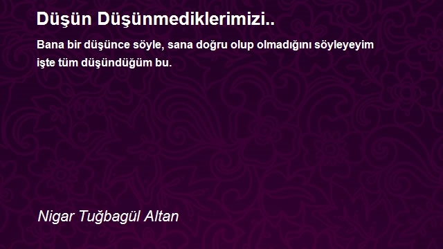 Nigar Tuğbagül Altan