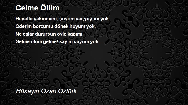 Hüseyin Ozan Öztürk