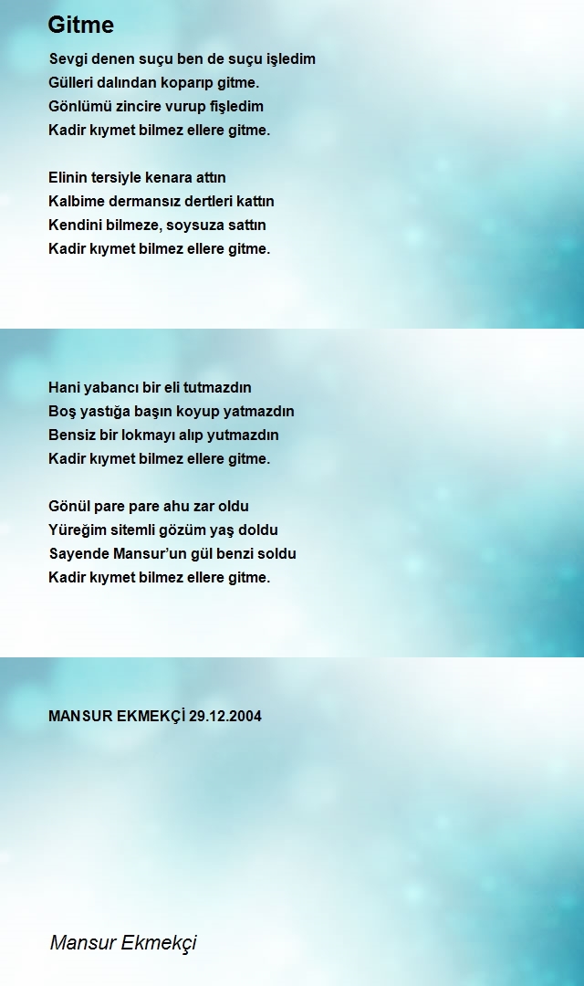 Mansur Ekmekçi