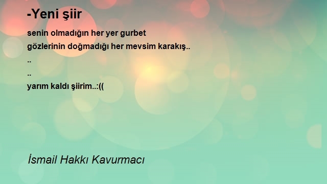 İsmail Hakkı Kavurmacı