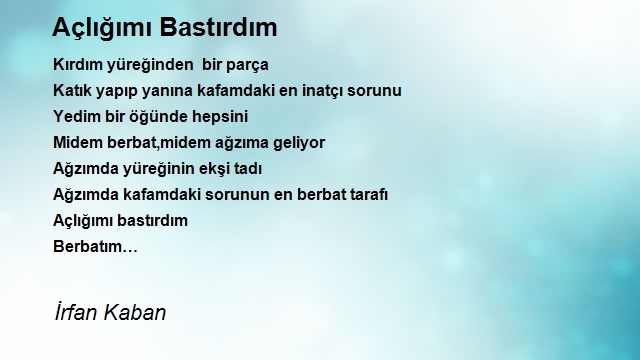 İrfan Kaban