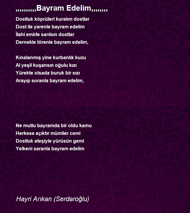 Hayri Arıkan (Serdaroğlu)