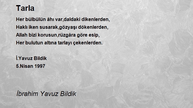 İbrahim Yavuz Bildik