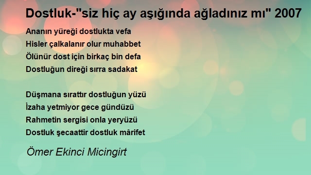 Ömer Ekinci Micingirt