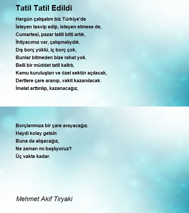 Mehmet Akif Tiryaki