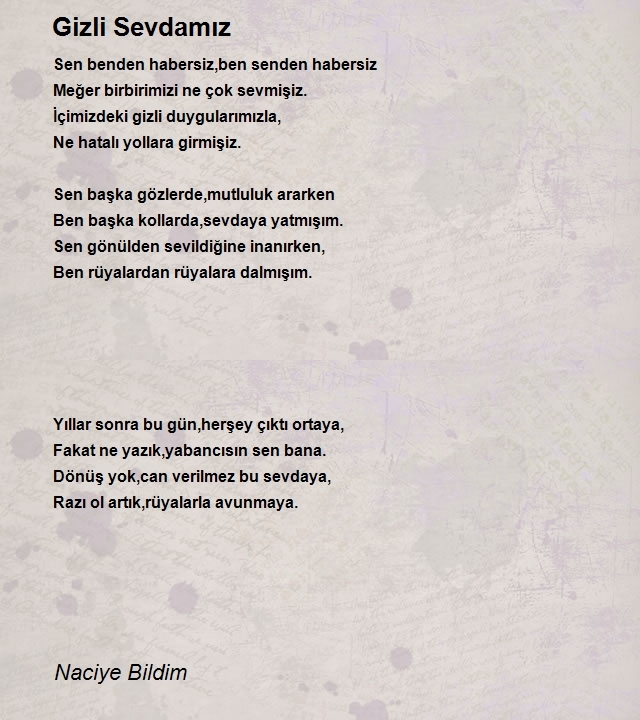 Naciye Bildim