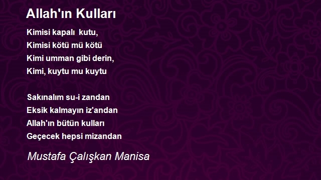 Mustafa Çalışkan Manisa